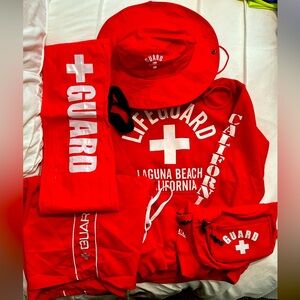 Men’s lifeguard Halloween costume size small